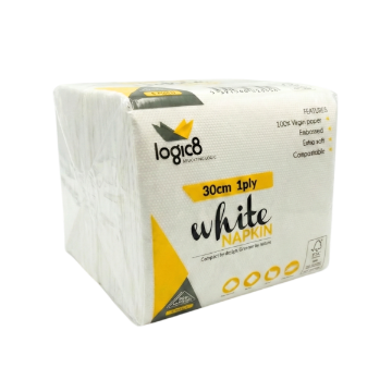 Picture of Logic8 30cm 1ply 4fold napkins (10 x 500s)