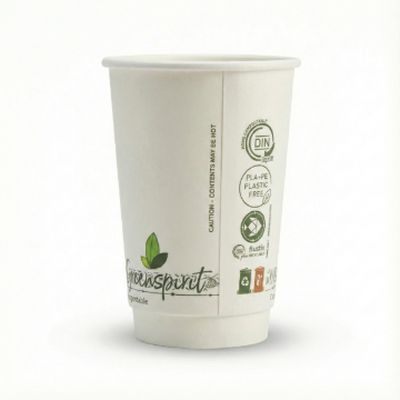 Picture of 16oz White Greenspirit Aqueous DW Hot Cups (20x25)