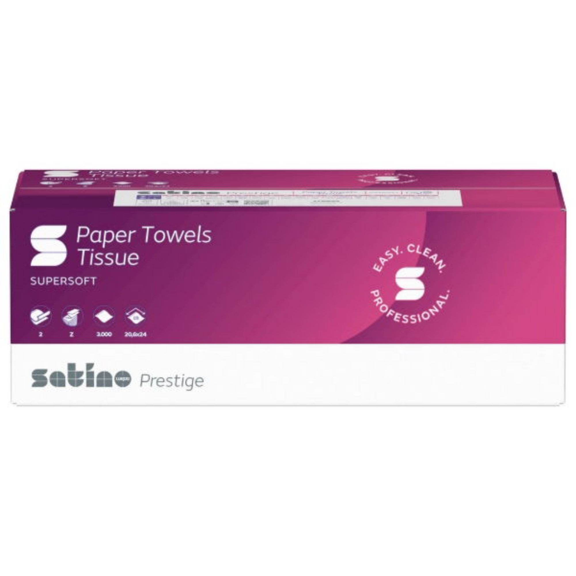 Picture of 2ply Satino Prestige Zfold Hand Towel Eco (PT2) (15x200)