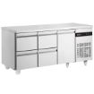 Picture of INOMAK 429L Four Drawers Single Door Gastronorm Counter Refrigerator PN229-HC