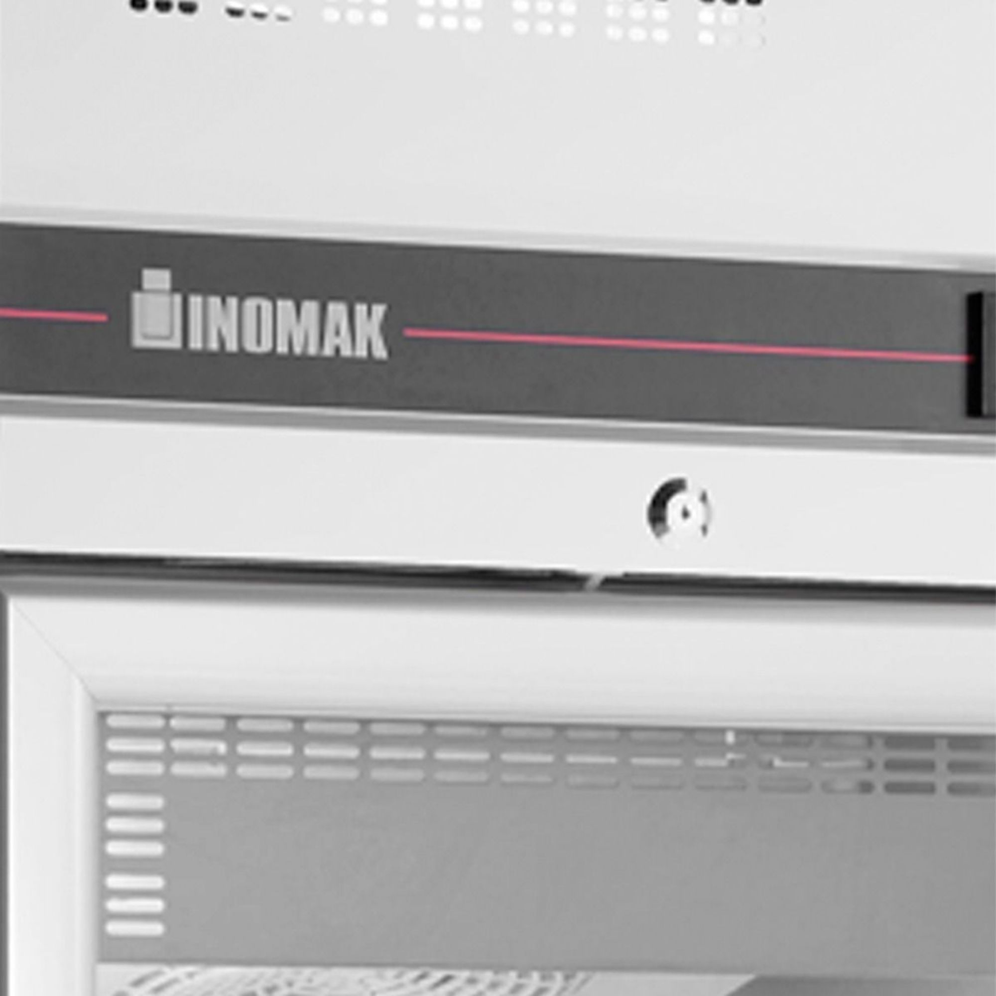 Picture of INOMAK Upright Double Hinged Glass Door Heavy Duty Freezer CFP2144CR