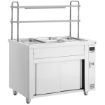 Picture of INOMAK 1800mm Wet Well Bain Marie With Ambient Cupboard & Double Gantry MDVW-DHG18