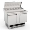 Picture of INOMAK Double Hinged Door Compact Gastronorm Prep Counter BPZP7300