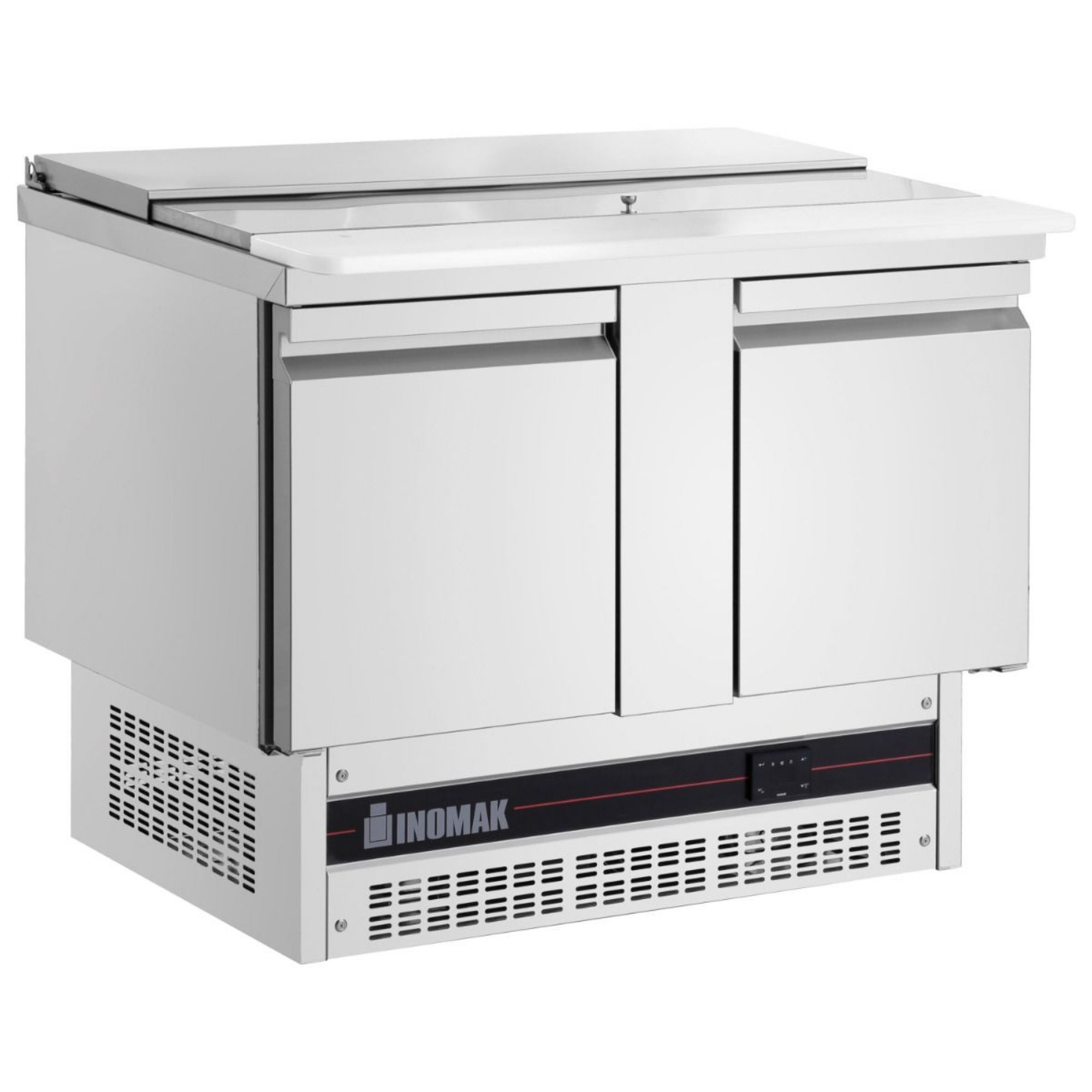 Picture of INOMAK Double Hinged Door Gastronorm Saladette With Cutting Board BSV77-HC