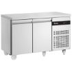 Picture of INOMAK Inomak Slimline Double Hinged Door Counter Refrigerator Stainless Steel SL99-HC