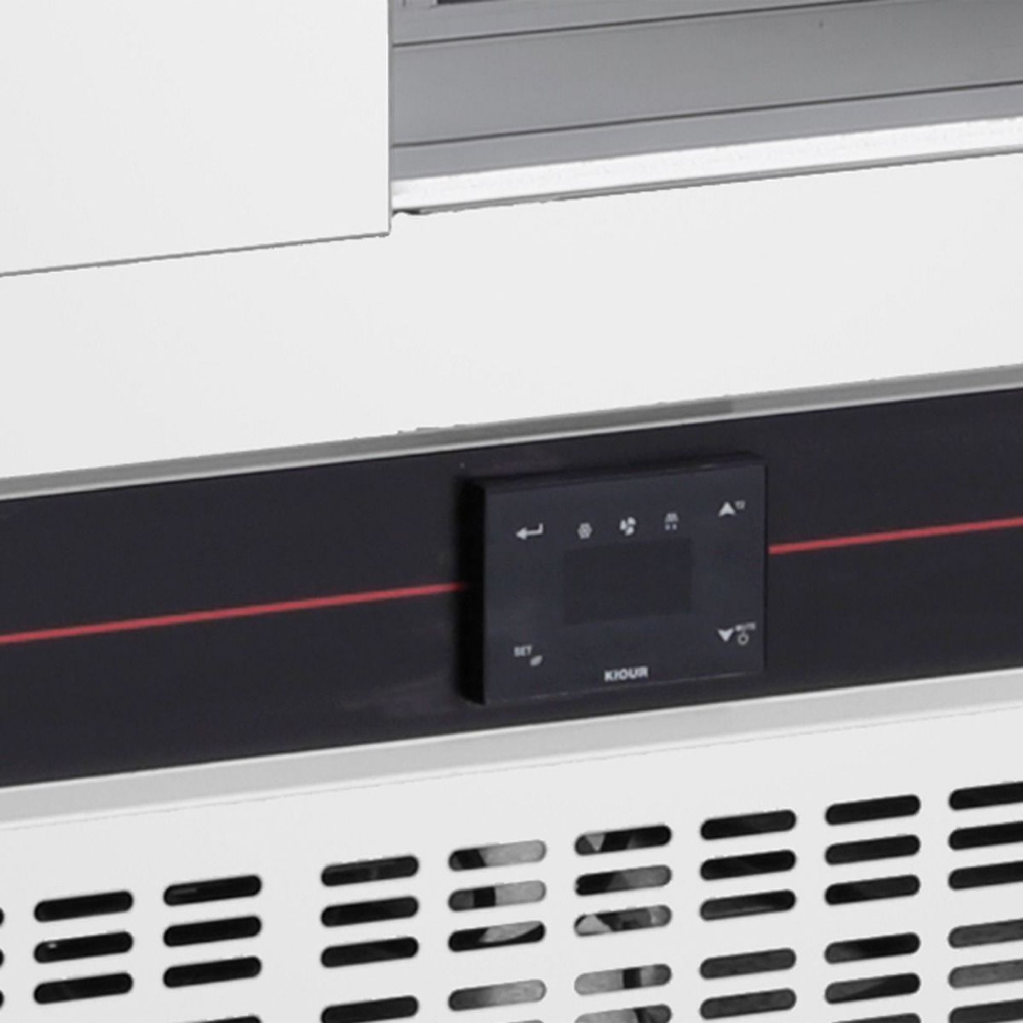 Picture of INOMAK Compact Double Hinged Door Gastronorm Saladette With Display Case BSV7300-HC