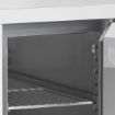 Picture of INOMAK Inomak Slimline Double Hinged Door Counter Refrigerator Stainless Steel SL99-HC