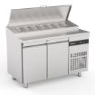 Picture of INOMAK Double Hinged Door Gastronorm Prep Counter With Raised Collar ZPZP99