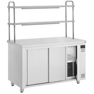 Picture of INOMAK 1600mm Hot Cupboard With Double Heated Gantry HCPW-DHG16