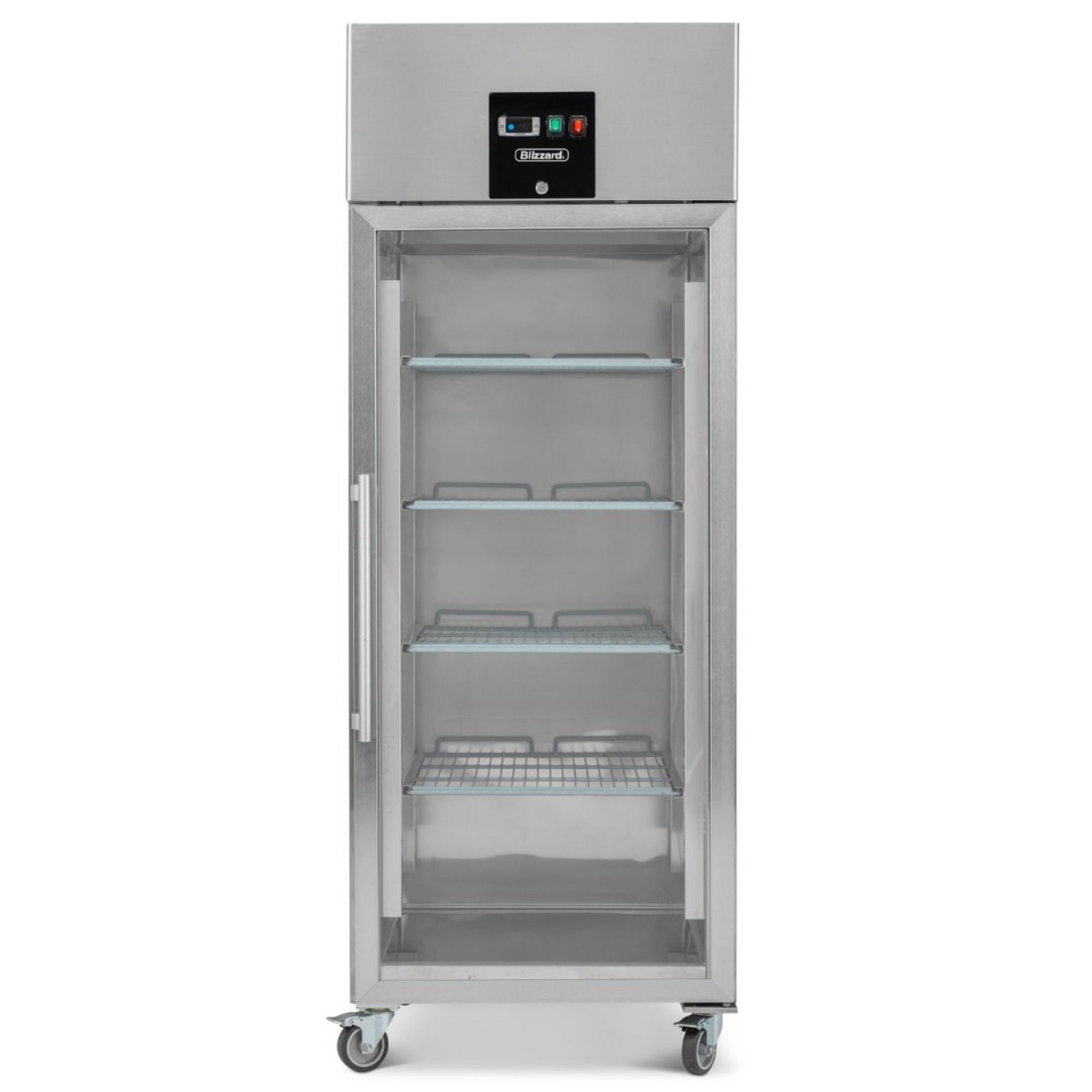 Picture of BLIZZARD Upright Single Hinged Glass Door Gastronorm Freezer BF1SSCR