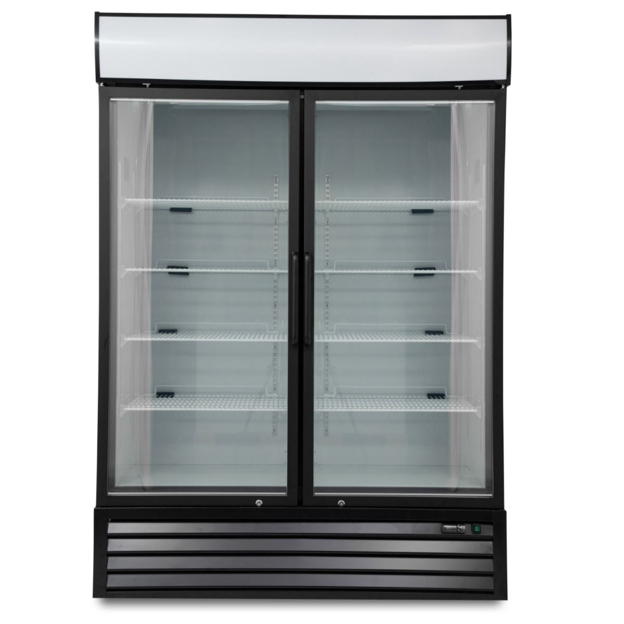 Picture of BLIZZARD Blizzard 1134L Double Hinged Glass Door Freezer Display Merchandiser GDF1200