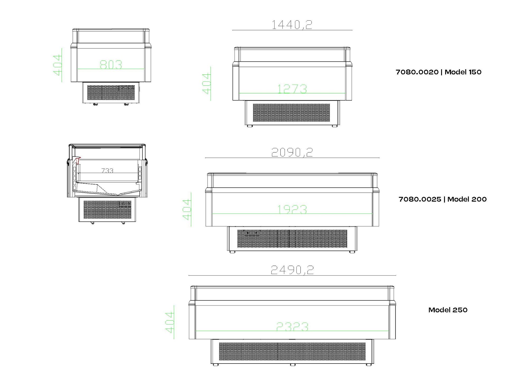 Picture of CombiSteel Island Display Chiller Freezer 1.5