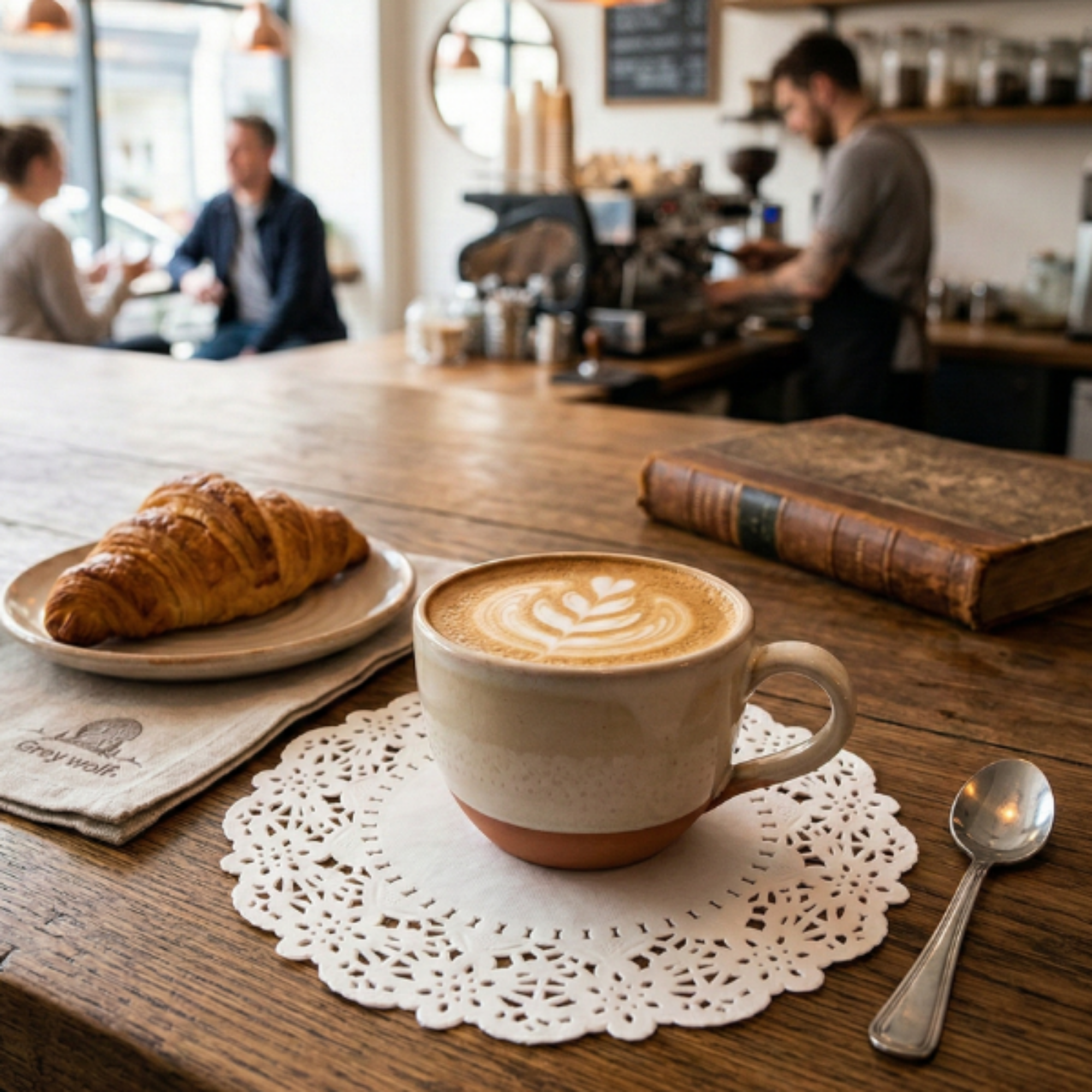 Picture of 7.5" White Round Doylies (8x250)