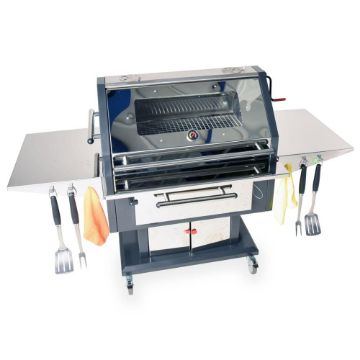 Picture of Trailblazer Alfresco 140 Stainless Steel Luxury Charcoal Grill BBQ