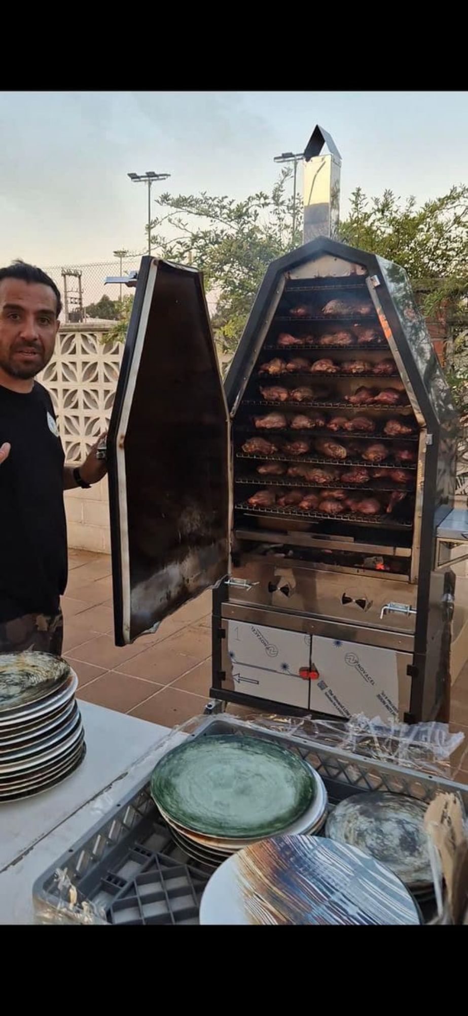 Picture of Trailblazer VS200 Freestanding Vertical Smoker