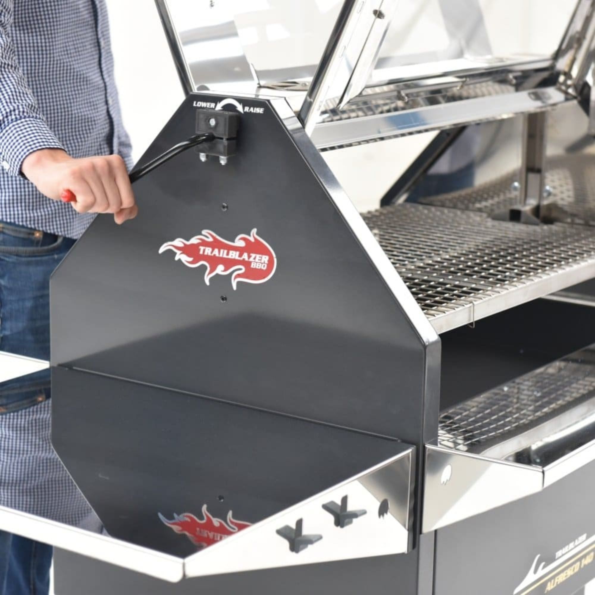 Picture of Trailblazer Alfresco 140 Stainless Steel Luxury Charcoal Grill BBQ
