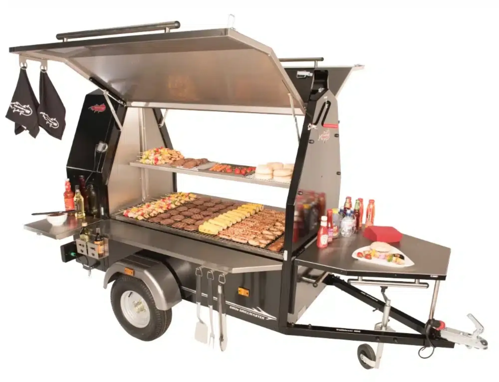Picture of Trailblazer 600 Streetmaster BBQ Smoker & Grill Trailer