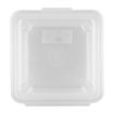 Picture of FSG Returnables Small Burger Boxes Clear 500ml (24 Pack)