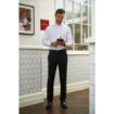 Picture of Brook Taverner Mens Mars Short Leg Black Waiting Trousers Size 38"