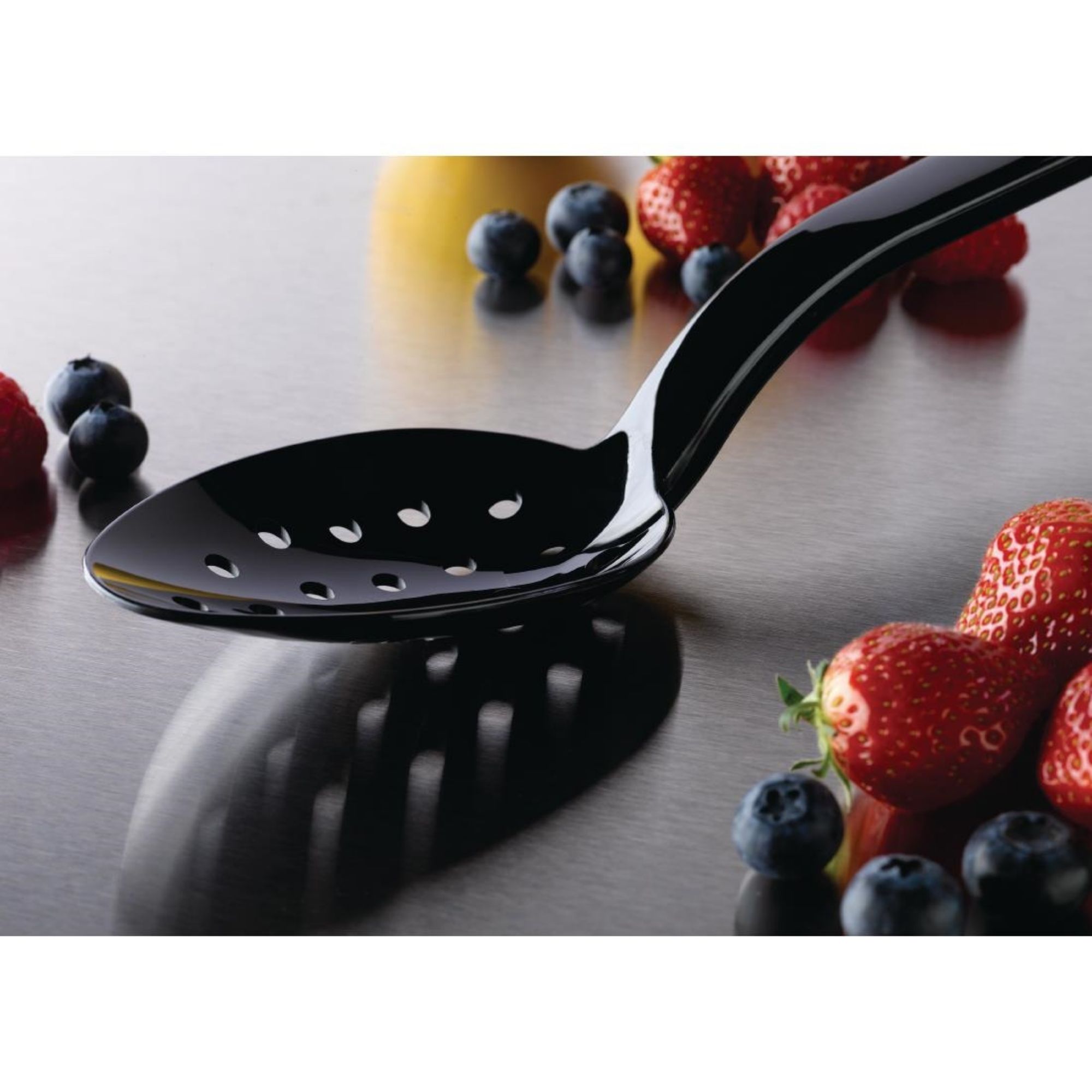 Picture of Matfer Bourgeat Exoglass Perforated Serving Spoon 9"