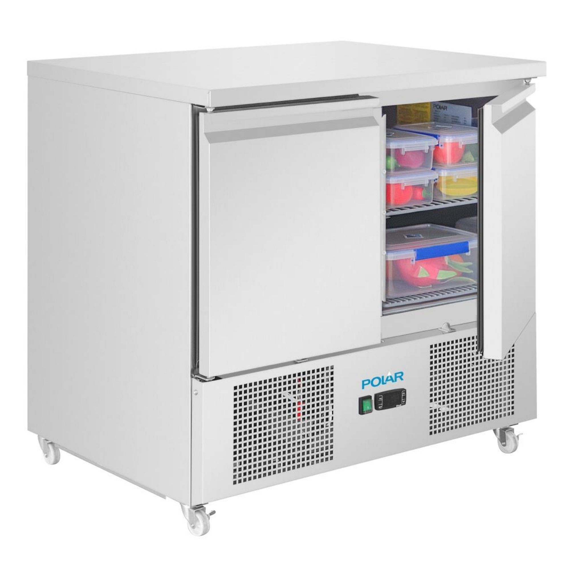 Picture of Polar U-Series Ventilated 2 Door Counter Fridge