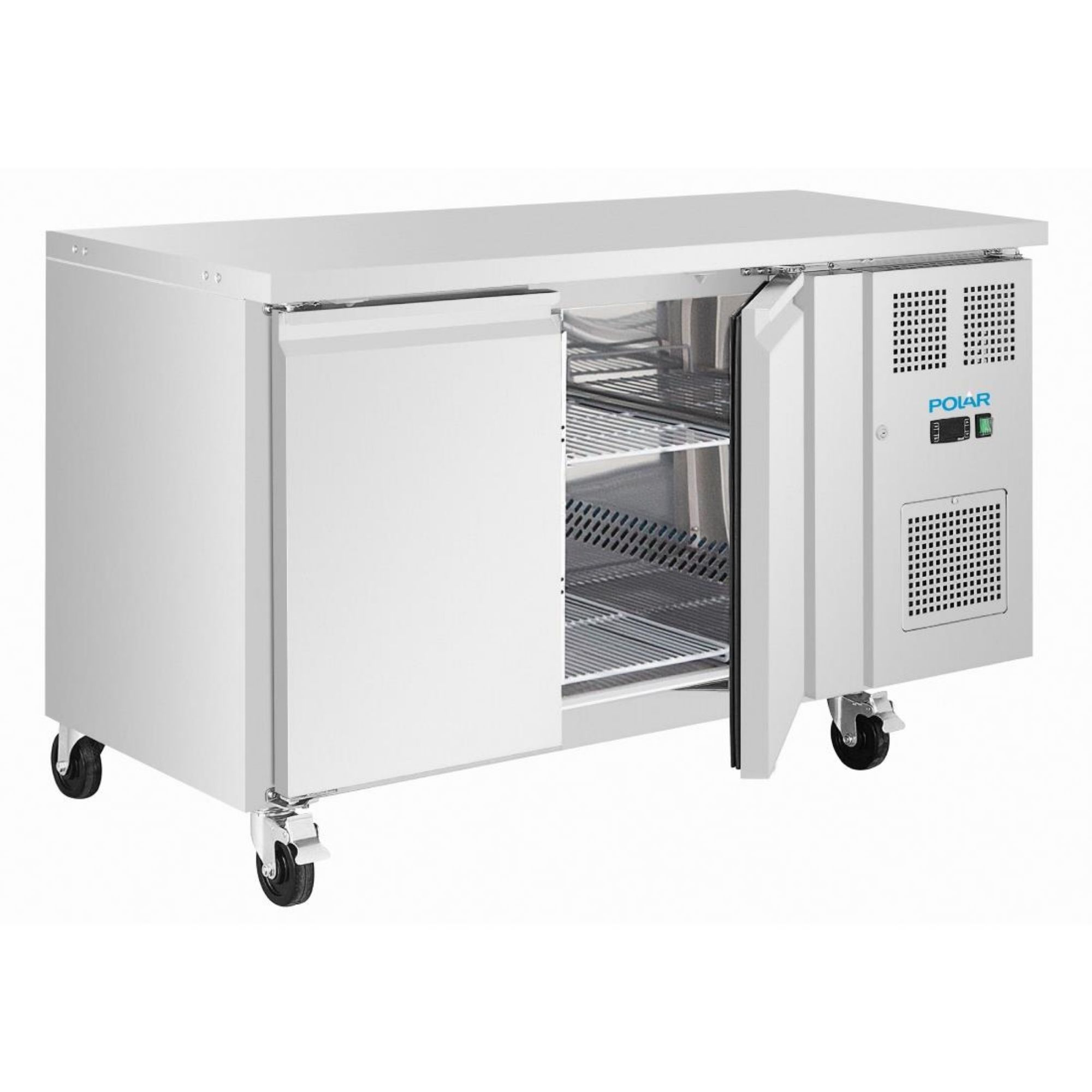 Picture of Polar U-Series Double Door Slimline Counter Fridge
