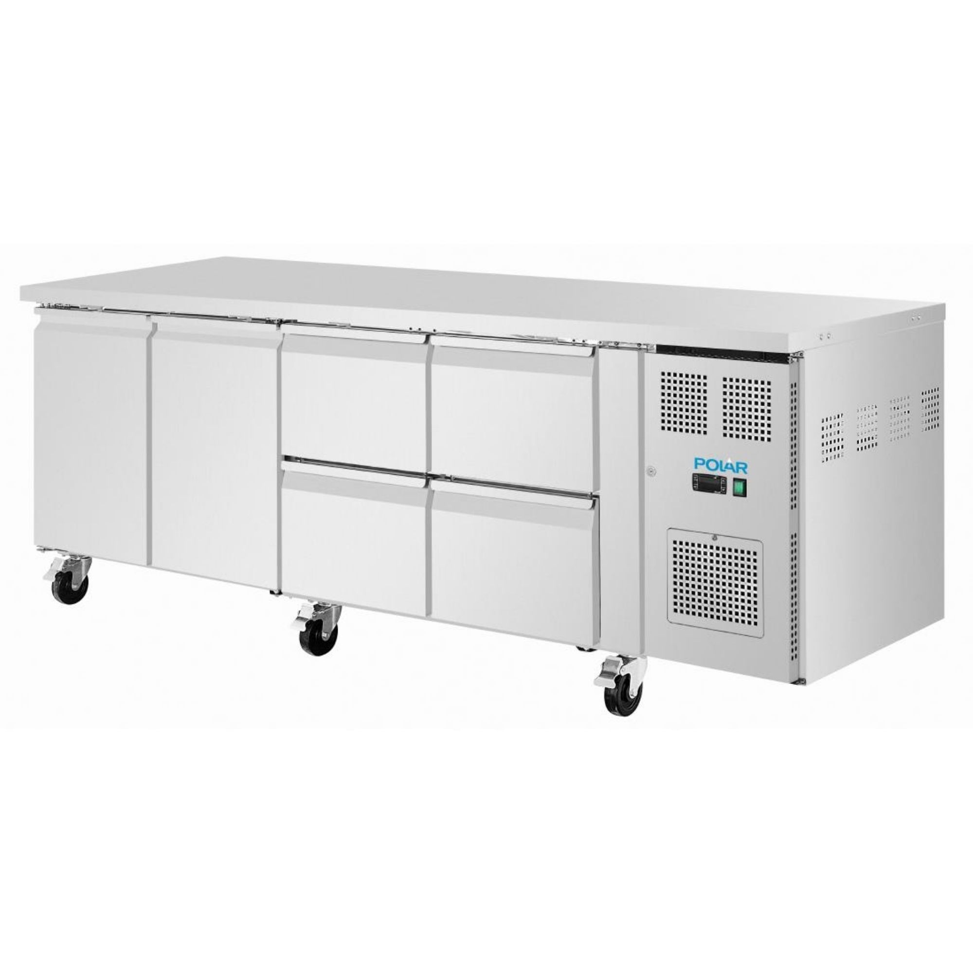 Picture of Polar U-Series Counter Fridge 4 Drawers & 2 Door