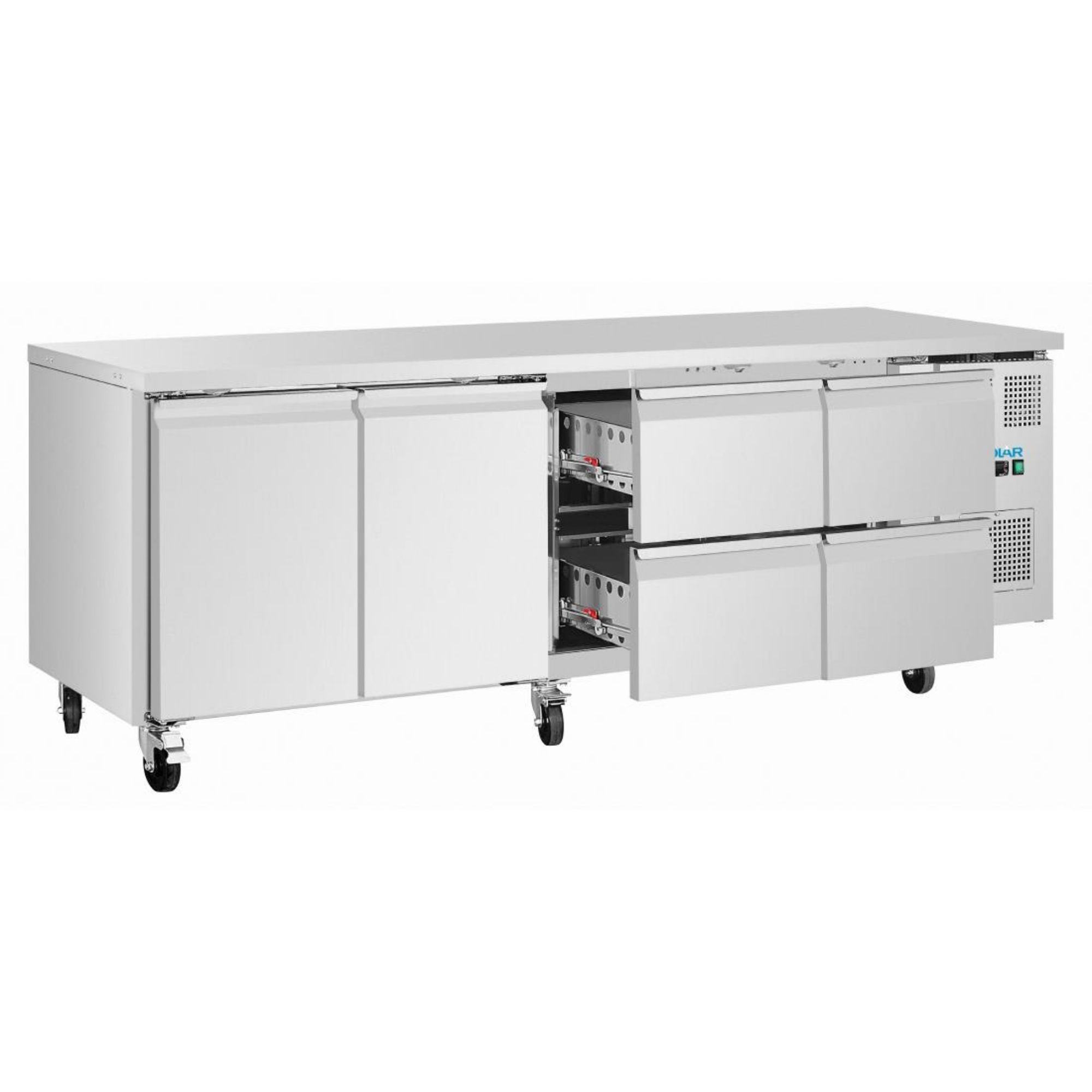 Picture of Polar U-Series Counter Fridge 4 Drawers & 2 Door