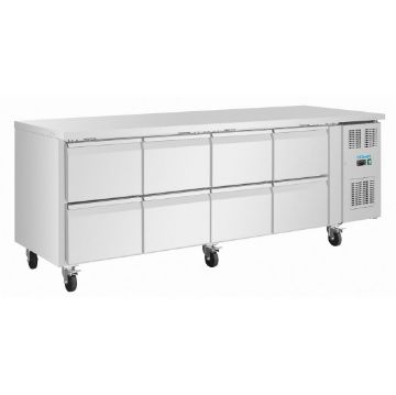 Picture of Polar U-Series Eight Drawer Gastronorm Counter Fridge