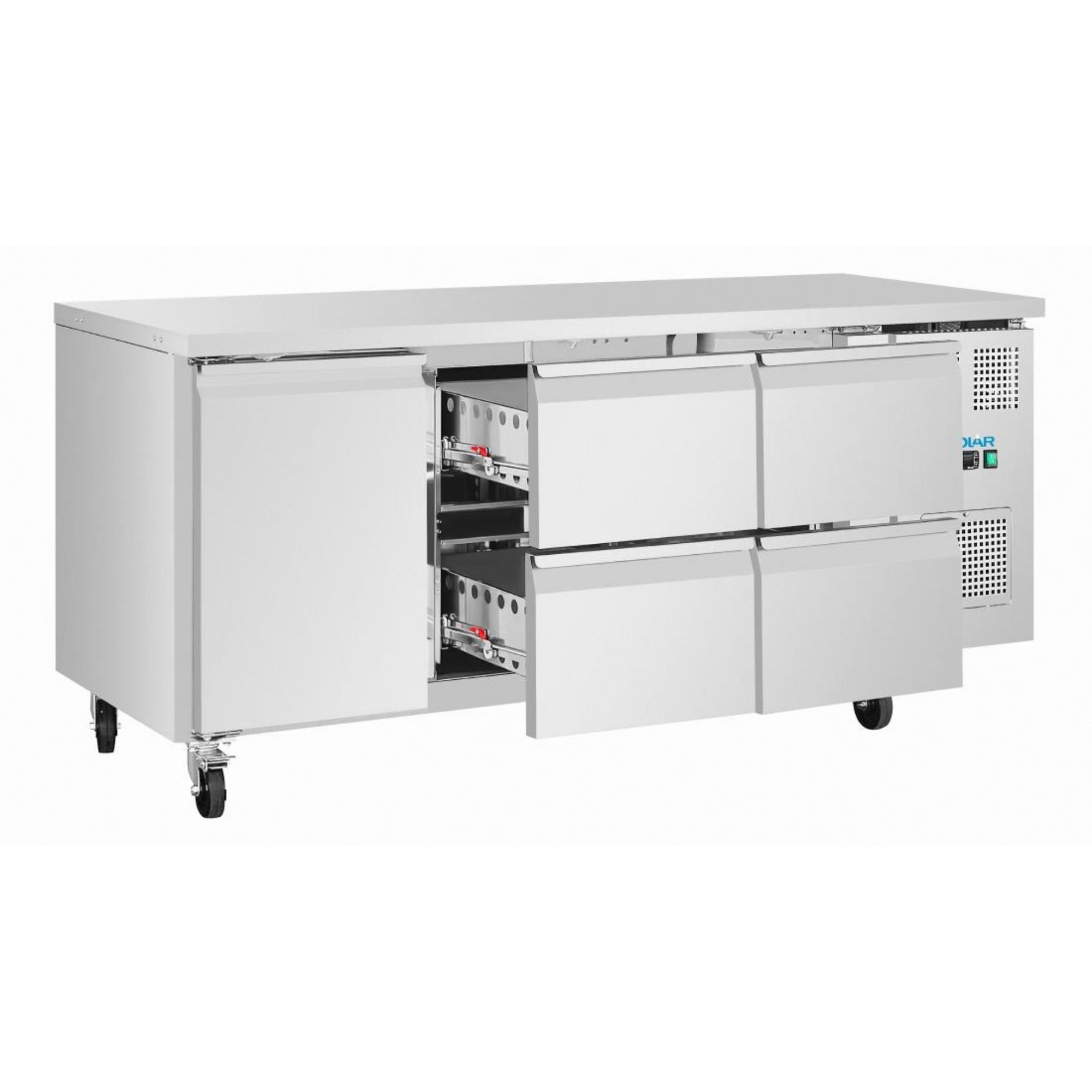 Picture of Polar U-Series Counter Fridge 4 Drawers & 1 Door
