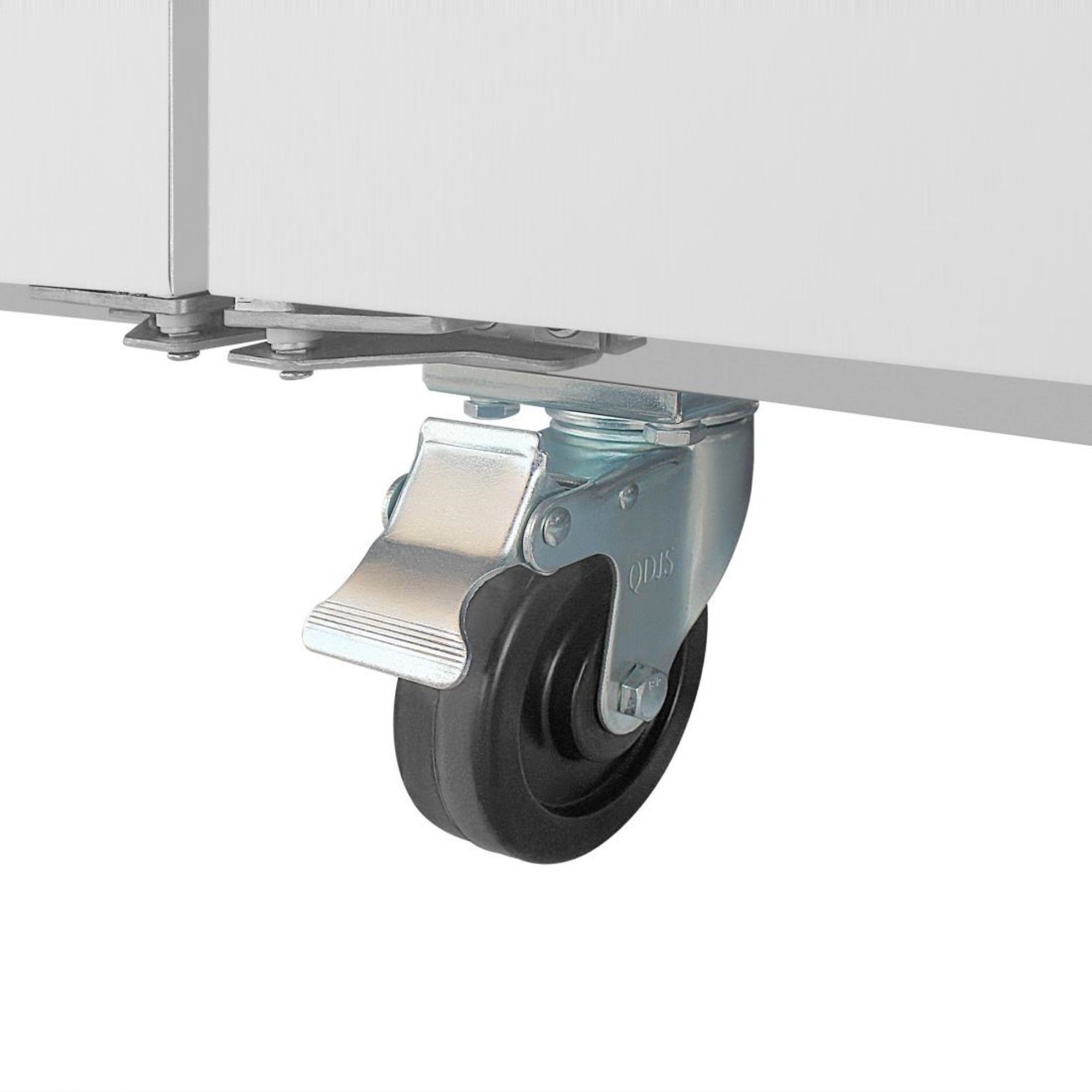 Picture of Polar U-Series GN Saladette Counter with Square Sneeze Guard 3 Door