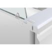 Picture of Polar U-Series GN Saladette Counter with Square Sneeze Guard 4 Door