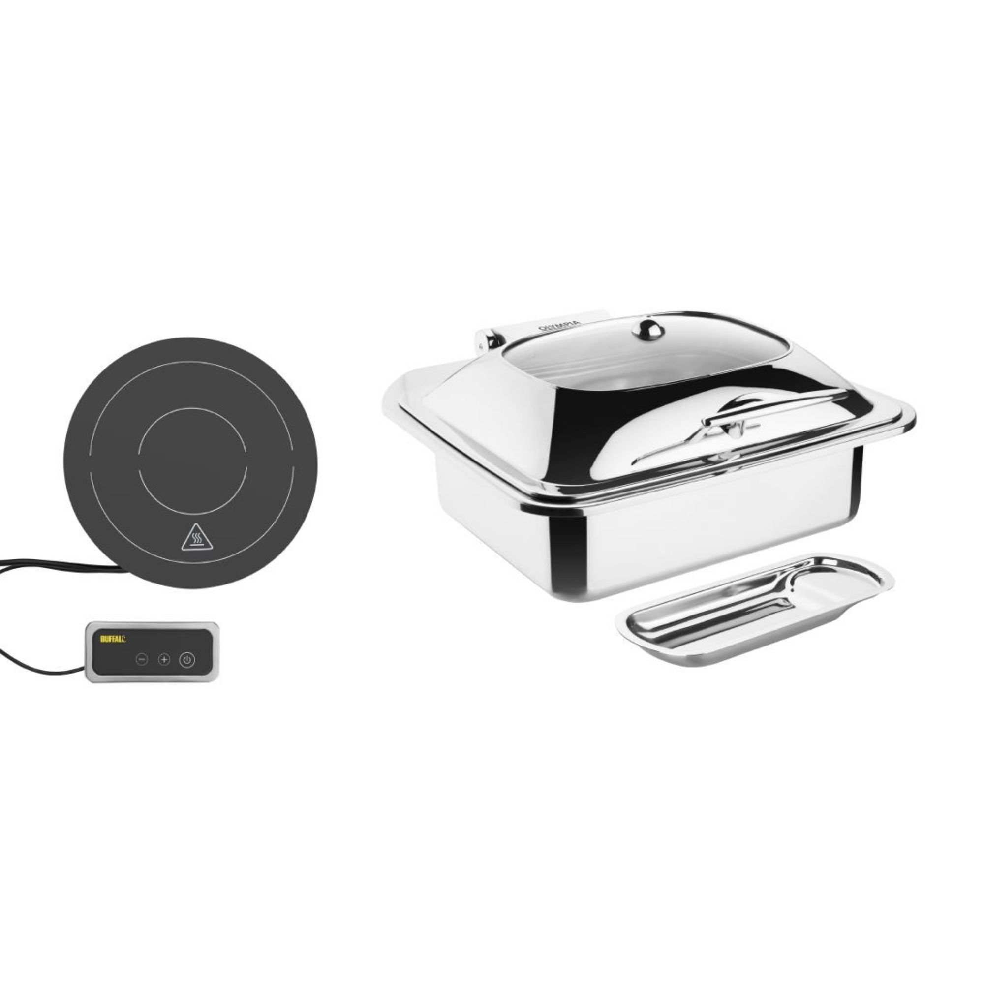 Picture of Olympia 1/2 Induction Chafer & Induction Heater Set