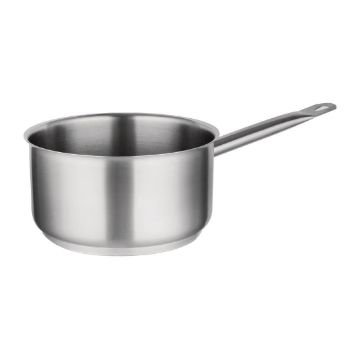 Picture of Vogue Stainless Steel Saucepan with Lid 24cm
