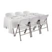 Picture of Special Offer Bolero PE Centre Folding Table 6ft with Six Folding Chairs