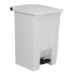 Picture of Rubbermaid Step-On Pedal Bin White 45.5Ltr