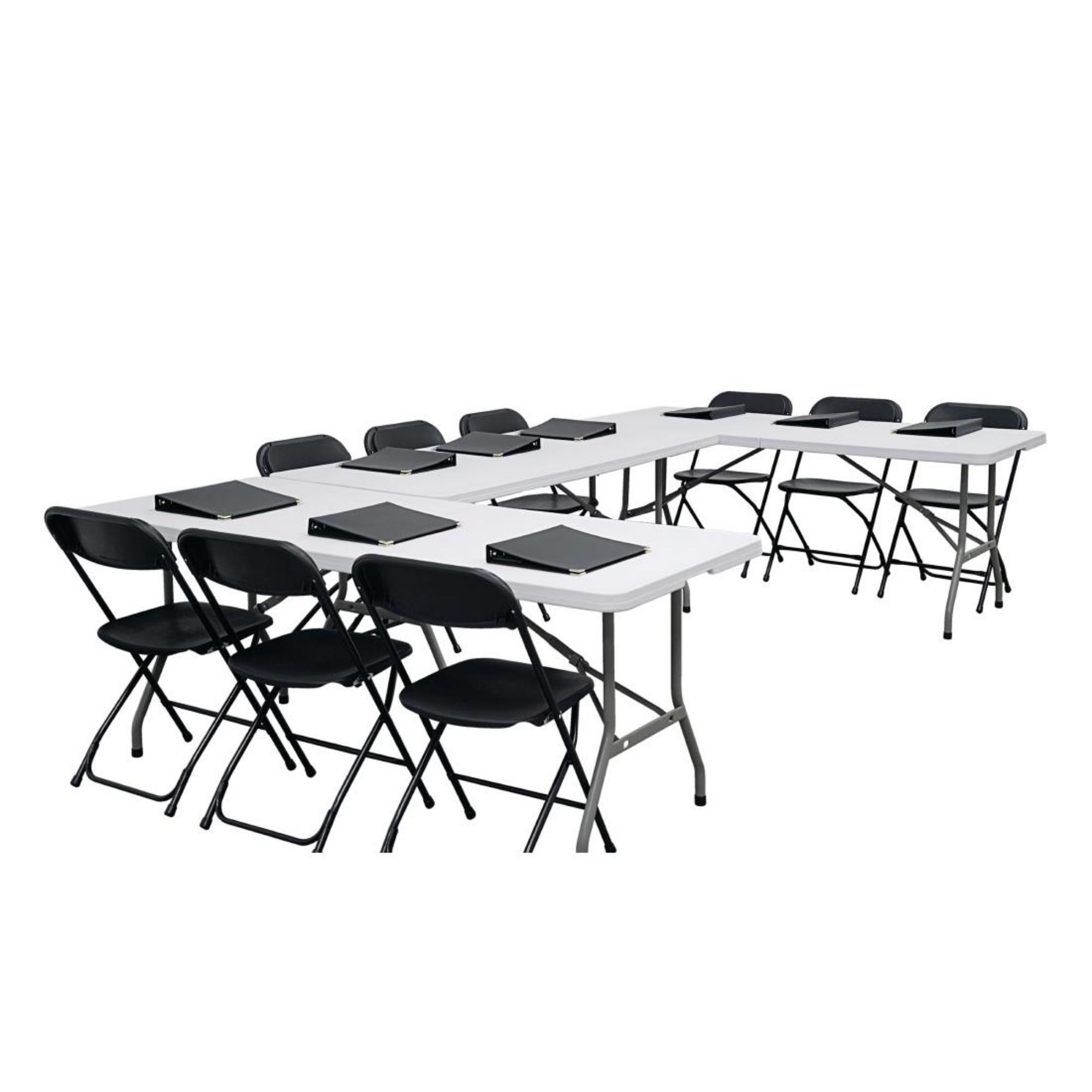Picture of Bolero Rectangular Centre Folding Table 6ft White