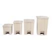Picture of Rubbermaid Step-On Pedal Bin Beige 30.5Ltr