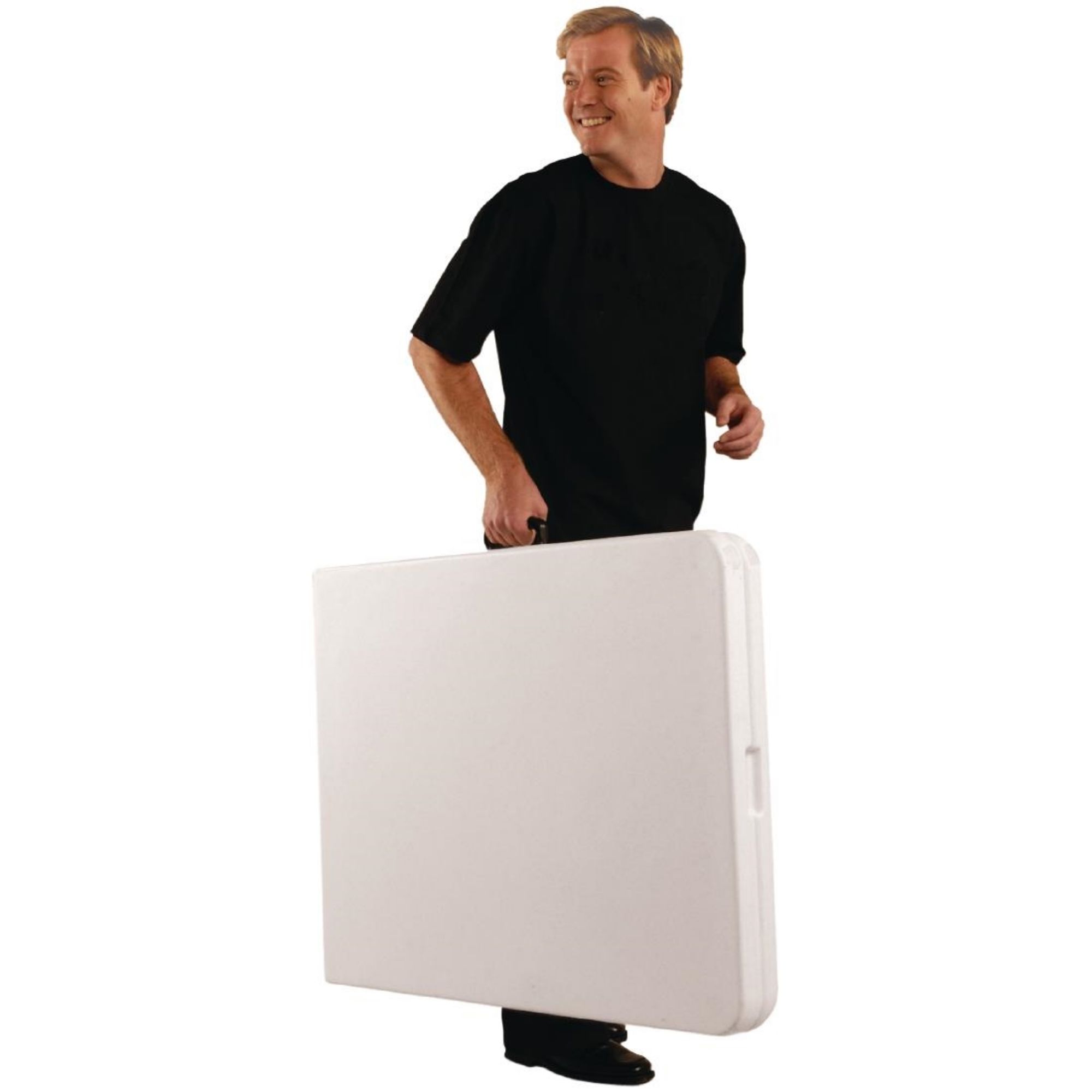 Picture of Bolero Rectangular Centre Folding Table 6ft White