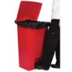 Picture of Rubbermaid Step-On Pedal Bin Red 87Ltr