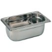 Picture of Matfer Bourgeat Stainless Steel 1/4 Gastronorm Tray 100mm