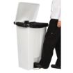 Picture of Rubbermaid Step-On Pedal Bin White 87Ltr