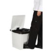 Picture of Rubbermaid Step-On Pedal Bin White 30.5Ltr