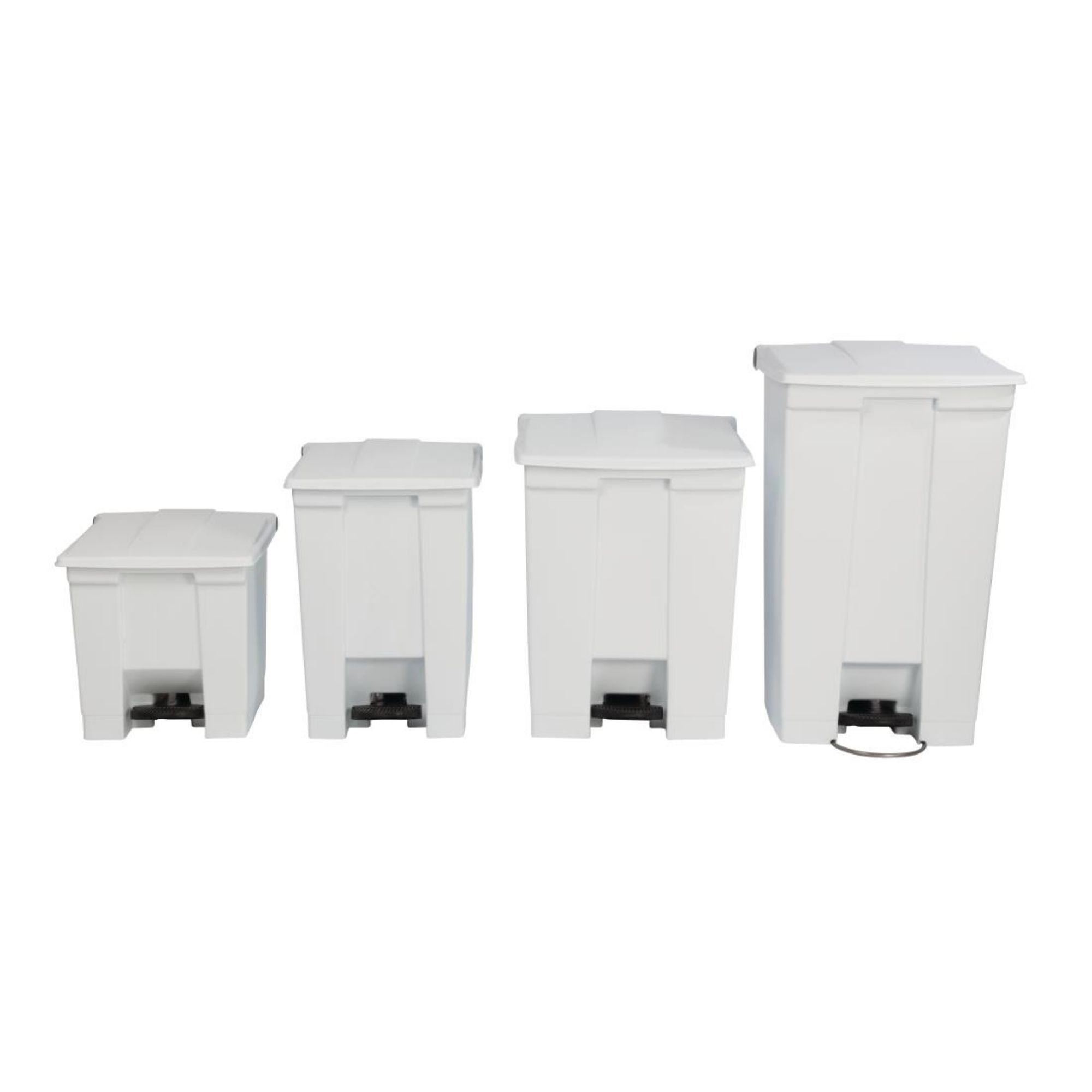 Picture of Rubbermaid Step-On Pedal Bin White 30.5Ltr