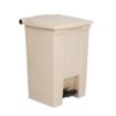 Picture of Rubbermaid Step-On Pedal Bin Beige 45.5Ltr