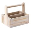 Picture of Utopia Medium Wooden Table Caddy White (2 Pack)