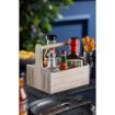 Picture of Utopia Medium Wooden Table Caddy White (2 Pack)