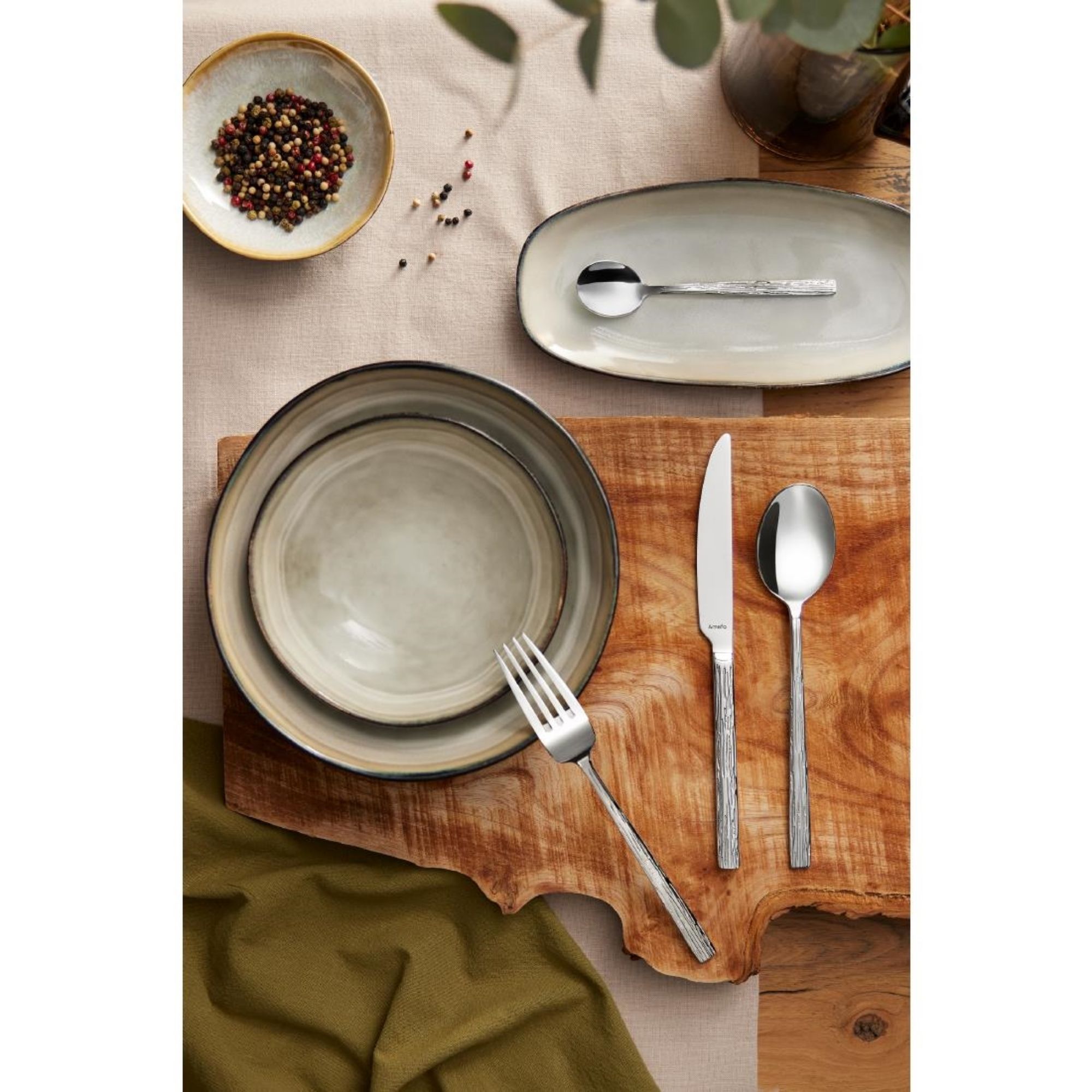 Picture of Amefa Medard De Noblat Shadow Pearl Bowls 152mm (6 Pack)