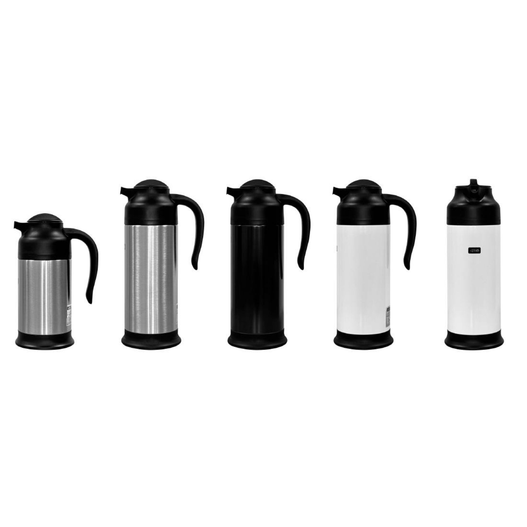 Picture of Elia Shatterproof Stainless Steel Vacuum Jug Black 1Ltr