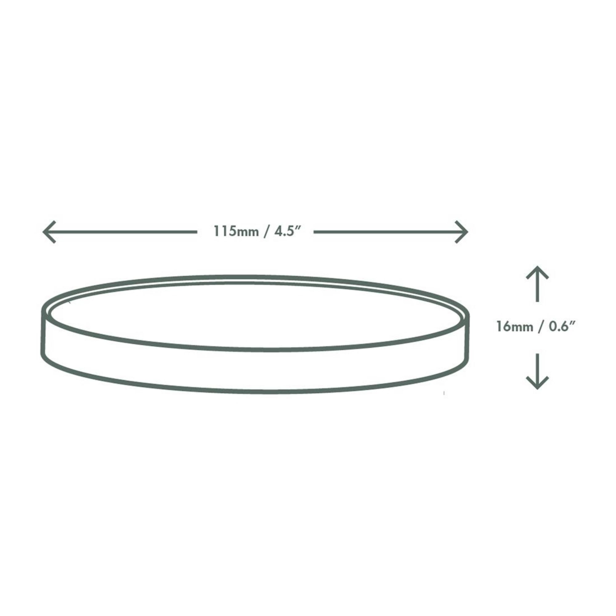 Picture of Vegware Soup Container Lids 115-Series (500 Pack)